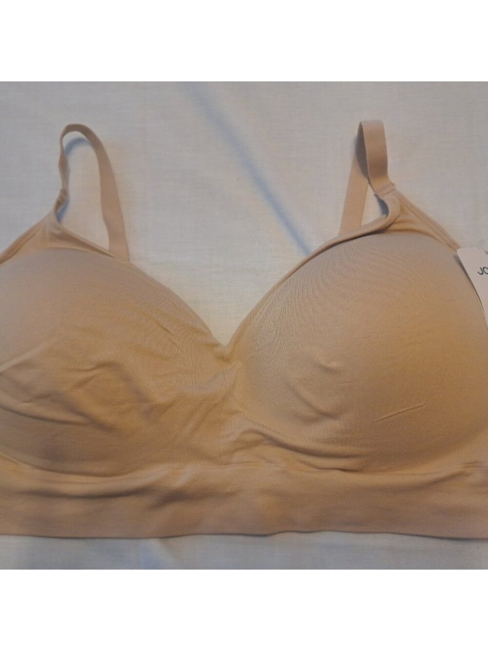 Jockey Women's Stretch Bra Seamfree Light Lift Bralette XXL Beige Padded NWT
